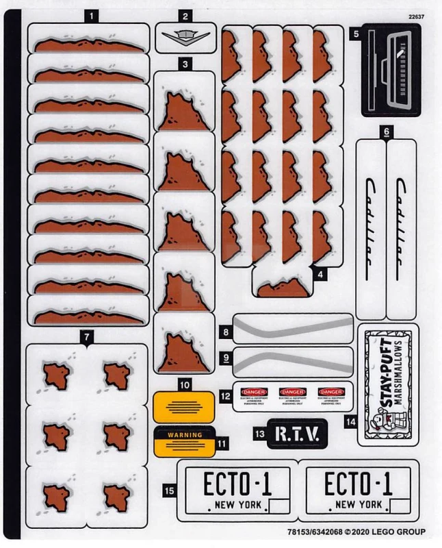 LEGO&reg; 6342068 - Sticker for Set 10274