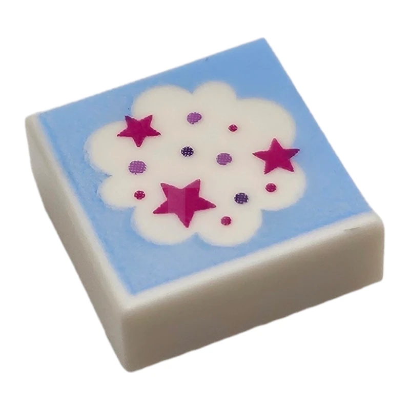 LEGO&reg;  - 3070pb190 - Tegel 1 x 1 met sterrenpatroon