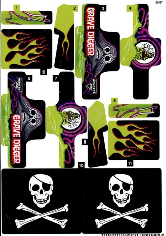 LEGO&reg;  - Sticker for Set 42118