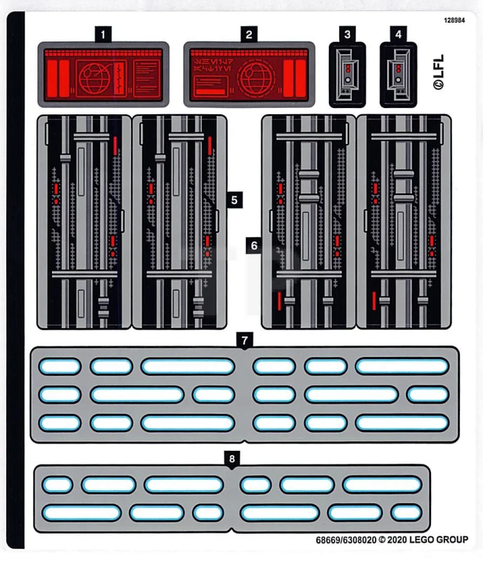 LEGO&reg; 6308020 - Sticker for Set 75291