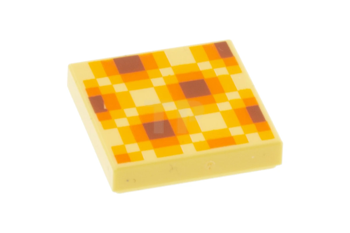 LEGO&reg; 6335367 - 3068pb1494 - Tile 2 x 2 with Pixelated Honeycomb Pattern
