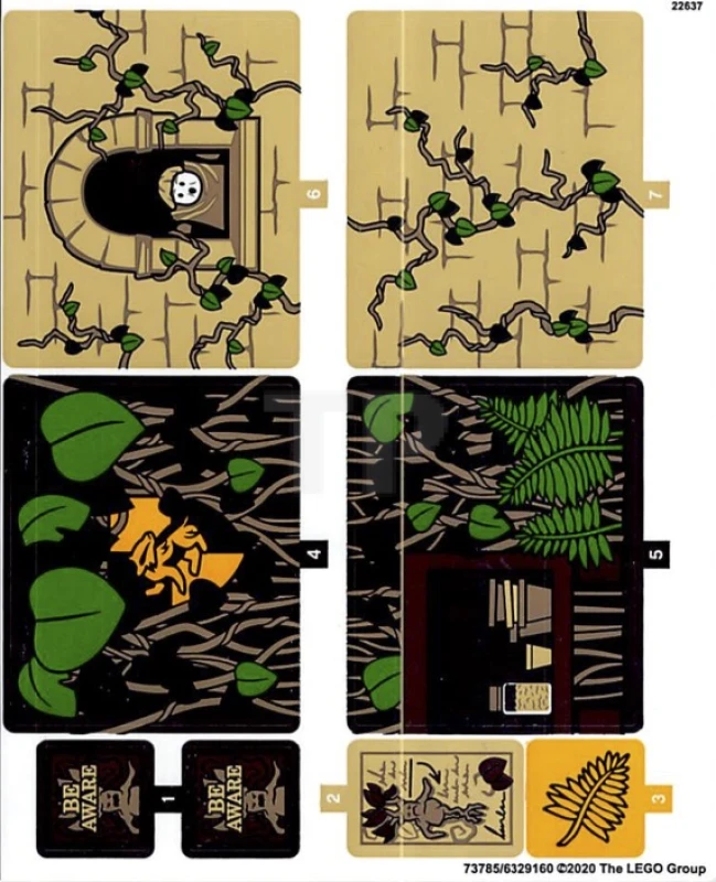 LEGO&reg; 6329160 - Sticker voor set 76384