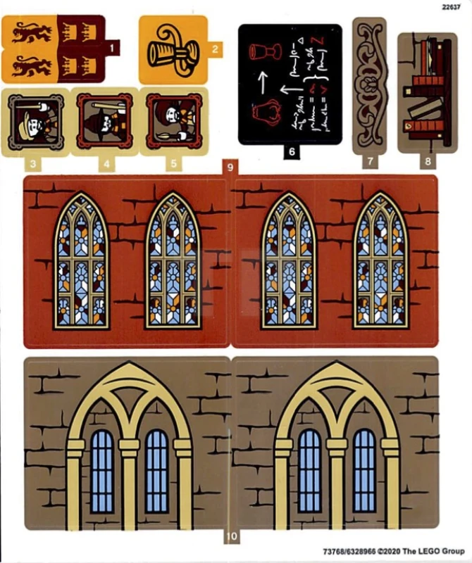 LEGO&reg; 6328966 - Sticker for Set 76382