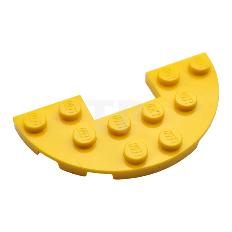 LEGO&reg; 6257060 - 18646 - Plate 3 x 6 Half Round with 1 x 2 Cutout