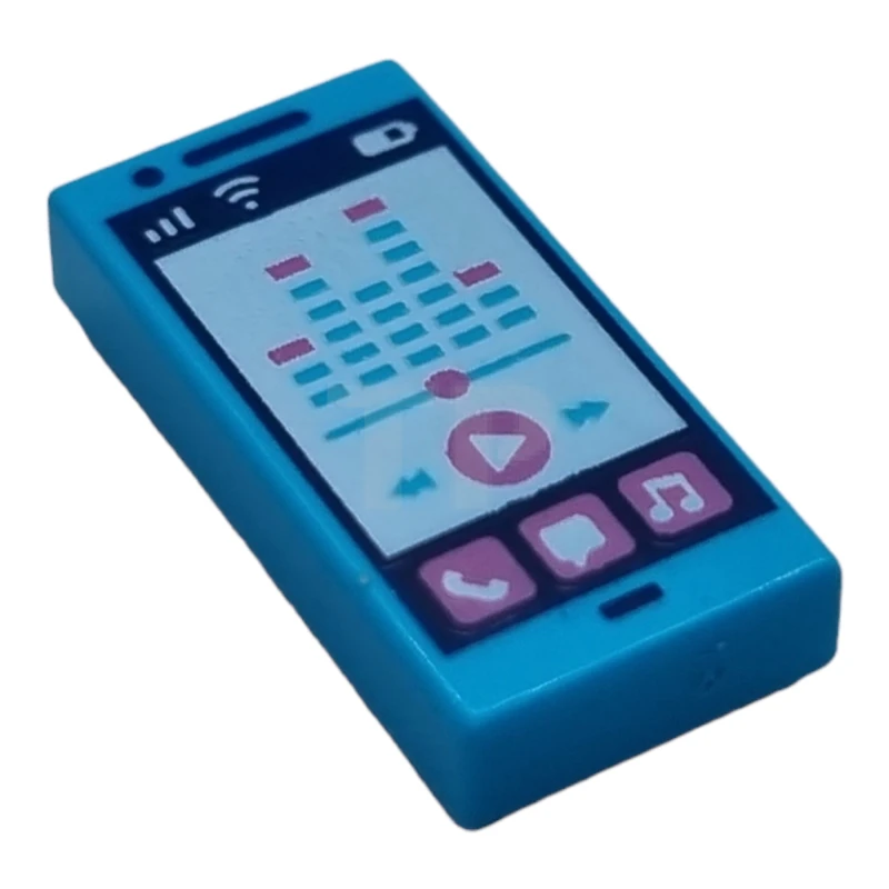 LEGO&reg; 6329586 - 3069pb0854 - Fliese 1 x 2 mit Smartphone-Muster