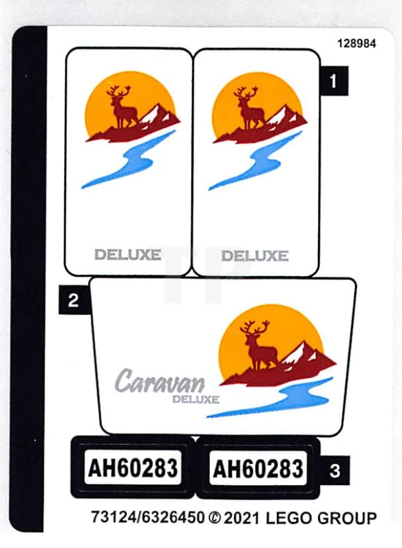 LEGO&reg; 6326450 - Sticker for Set 60283