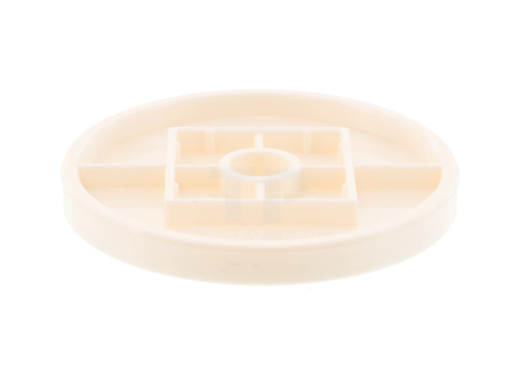 LEGO&reg; 6338524 - 32627pb02 - Tile, Round 4 x 4 with 2 Hollow Studs with Black, Light Bluish Gray and Dark Azure Swirl Pattern