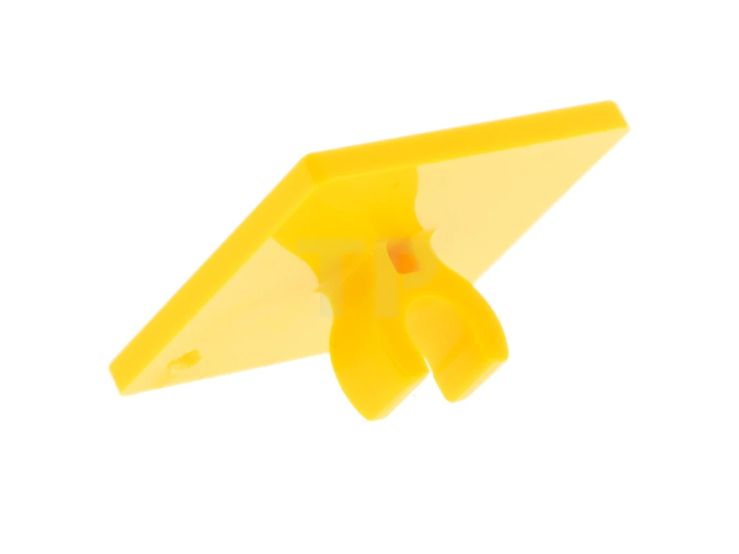 LEGO&reg; 6335355 - 15210pb099 - Clip-On Square 2 x 2 - Road Sign 'RABBIT SEASON'