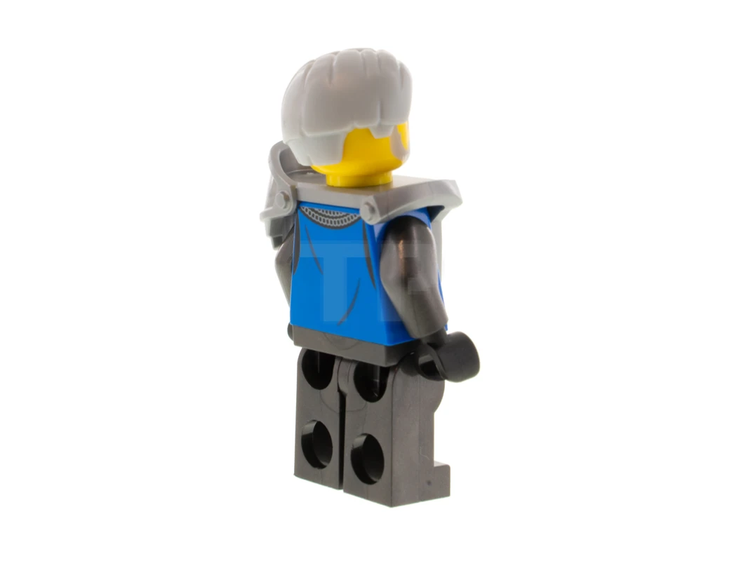 LEGO&reg; idea085 Faucon noir, mâle, armure gris foncé perle
