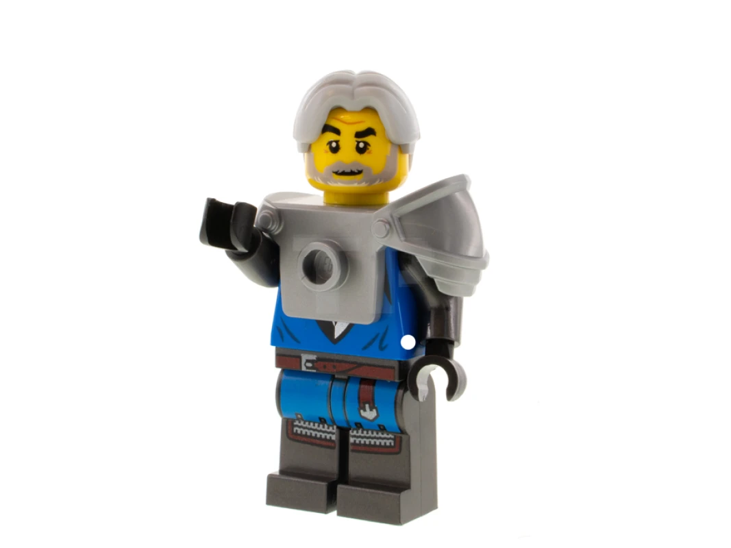 LEGO&reg; idea085 Faucon noir, mâle, armure gris foncé perle