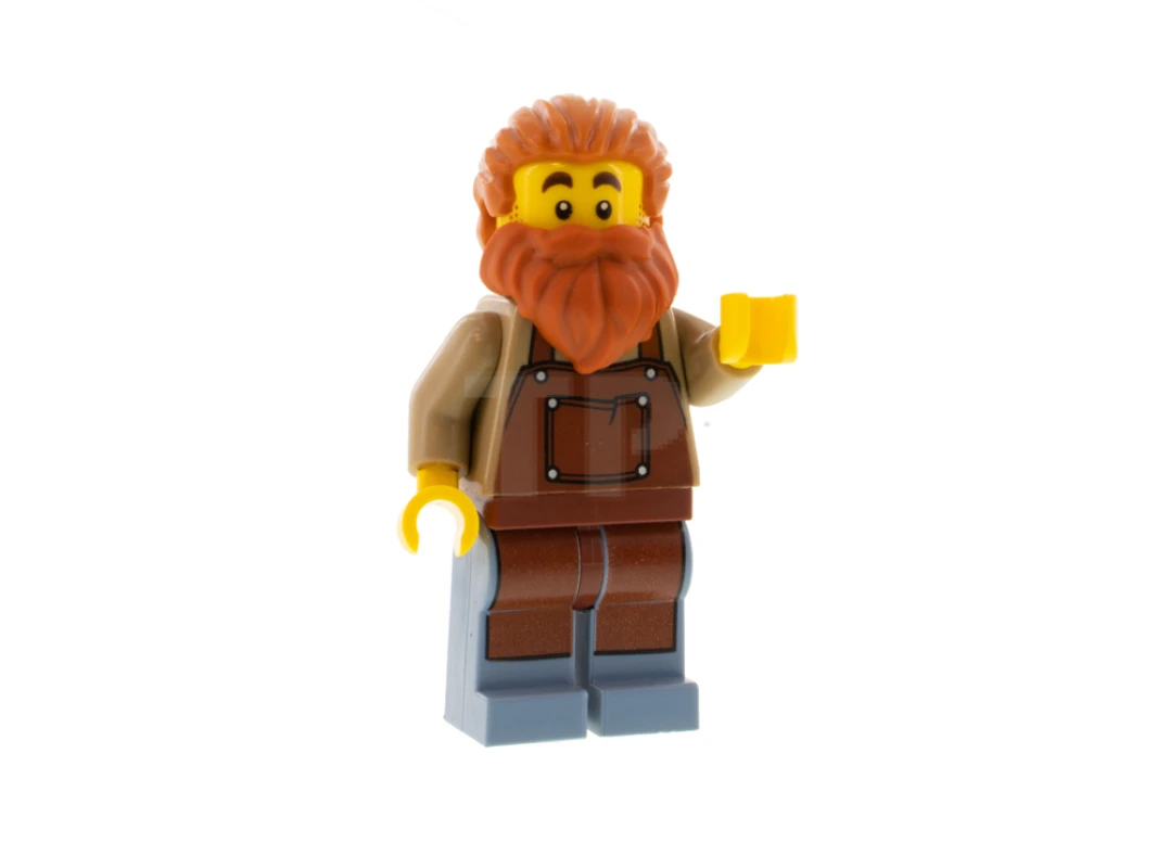 LEGO&reg; idea082 Schmied, rötlich braune Schürze