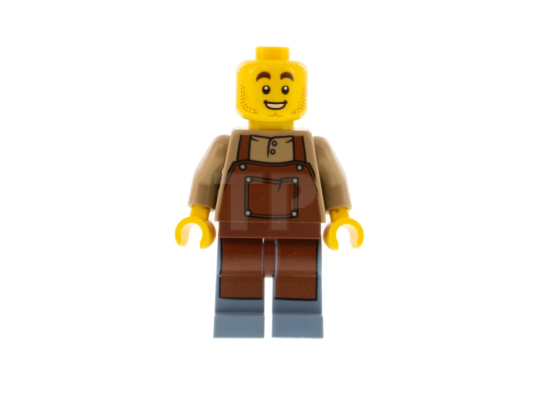 LEGO&reg; idea082 Schmied, rötlich braune Schürze