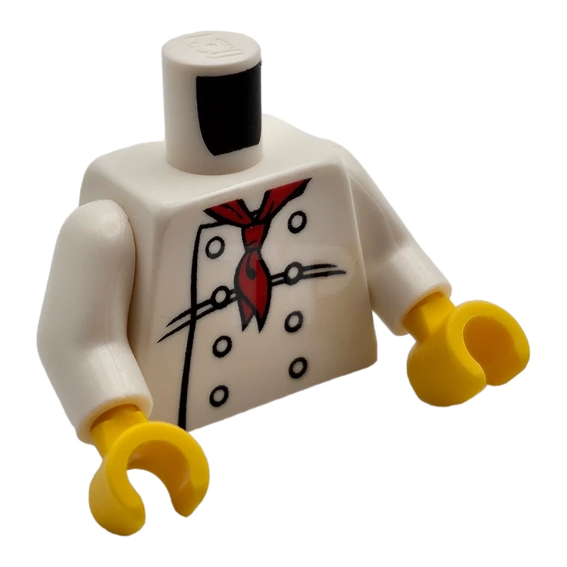 LEGO&reg; 6283797 - 973pb3863c01 - Torso (complete) with Chef's jacket Pattern