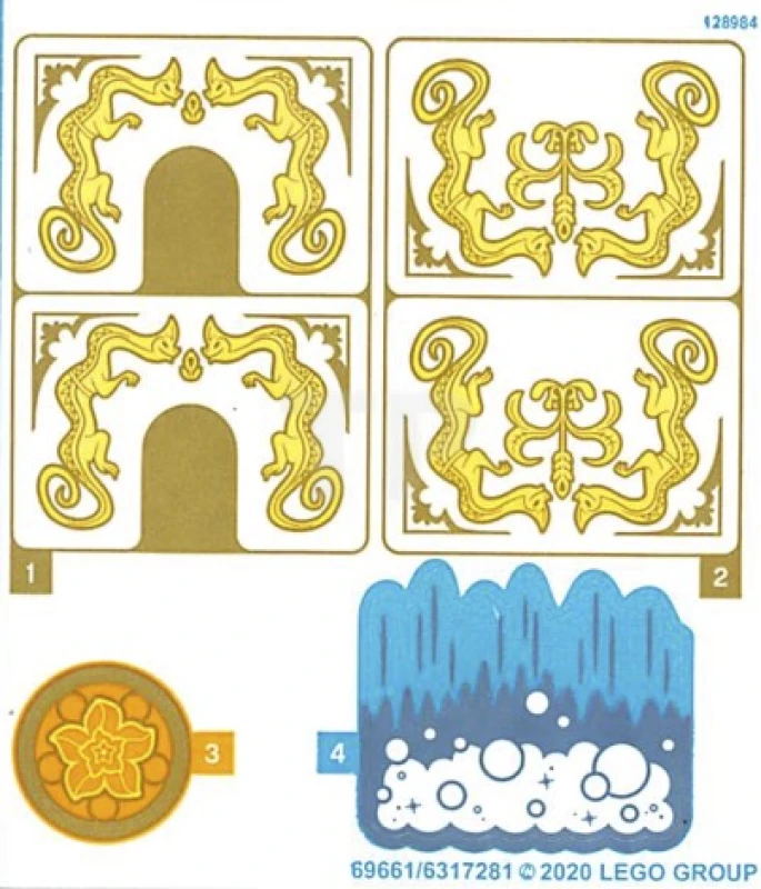 LEGO&reg;  - Sticker for Set 43184