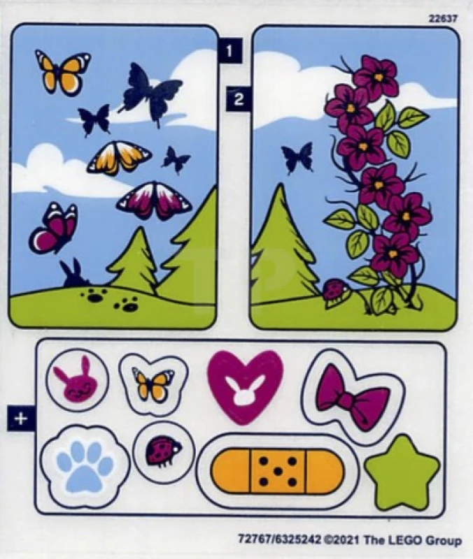 LEGO&reg; 6325242 - Sticker for Set 41666