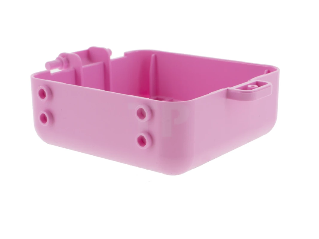 LEGO&reg; 6324840 - 64462pb03 - Container, Box 3 x 8 x 6 2/3 Half Front with Cat Face with Dark Turquoise Splotches Pattern