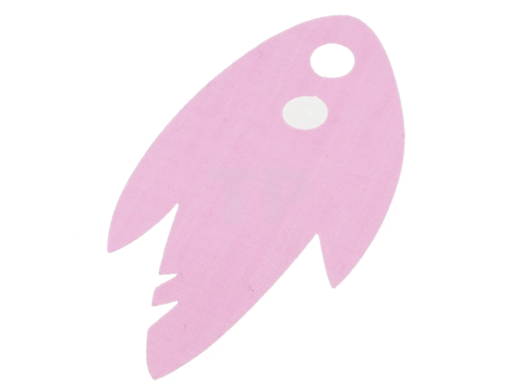 LEGO&reg; 6338044 - 77533 - Cloth Play Cube Accent Feathers with 2 Holes - Traditional Starch Fabric