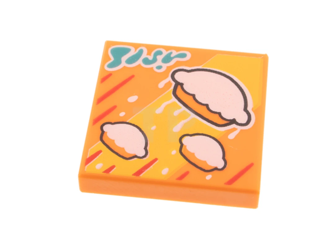 LEGO&reg;  - 3068pb1561 - Tile 2 x 2 with Album Cover - Flying Pies Pattern