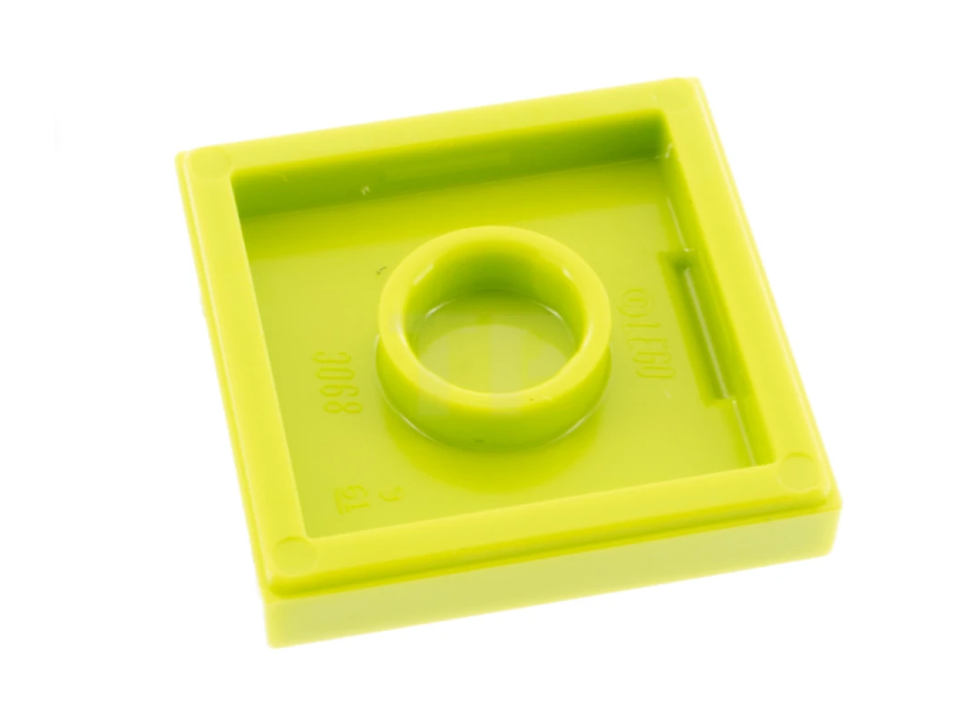 LEGO&reg;  - 3068pb1552 - Tile 2 x 2 with Album Cover - Cone of Pastel Confetti Pattern