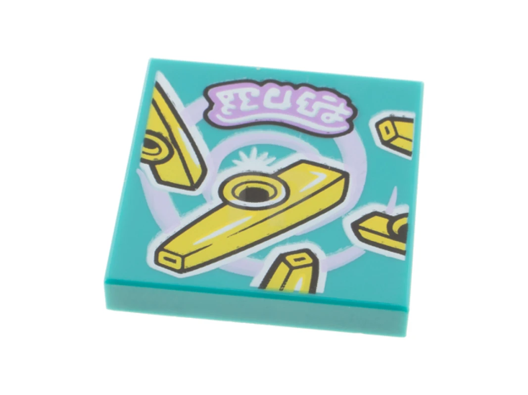 LEGO&reg; 3068pb1566 -  - Tile 2 x 2 with Album Cover - Kazoos Pattern