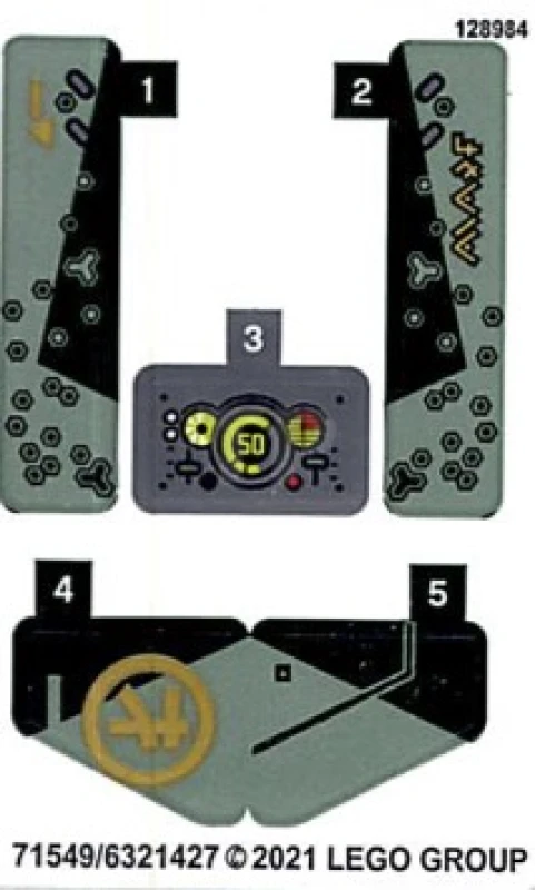 LEGO&reg;  - Sticker for Set 71745