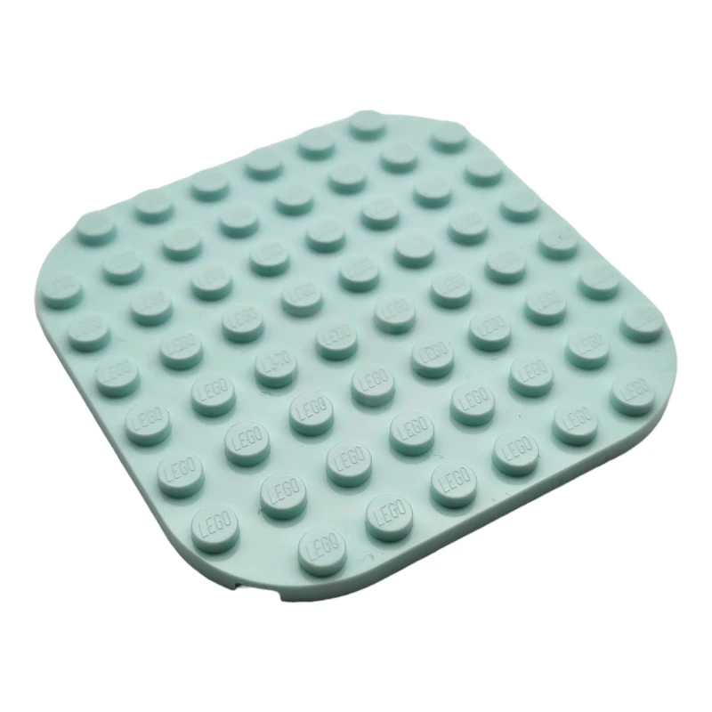 LEGO&reg; 6317541 - 65140 - Piastra, rotonda 8 x 8 con angoli arrotondati