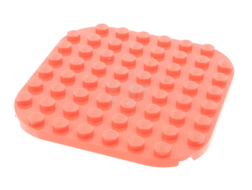 LEGO&reg; 6317513 - 65140 - Placa, redonda 8 x 8 con esquinas redondeadas