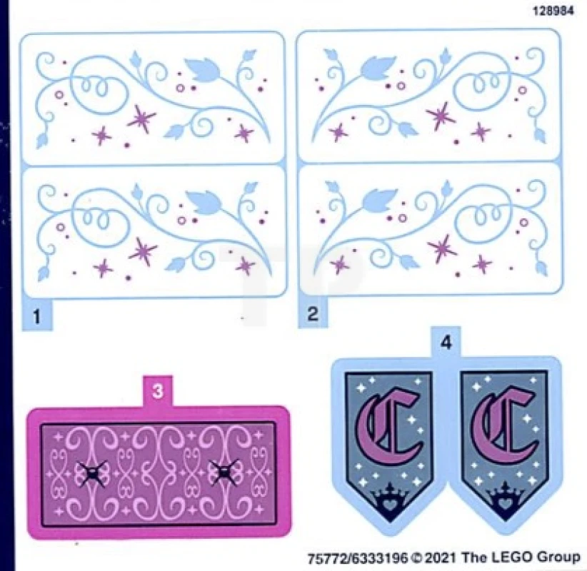 LEGO&reg; 6333196 - Sticker for Set 43192