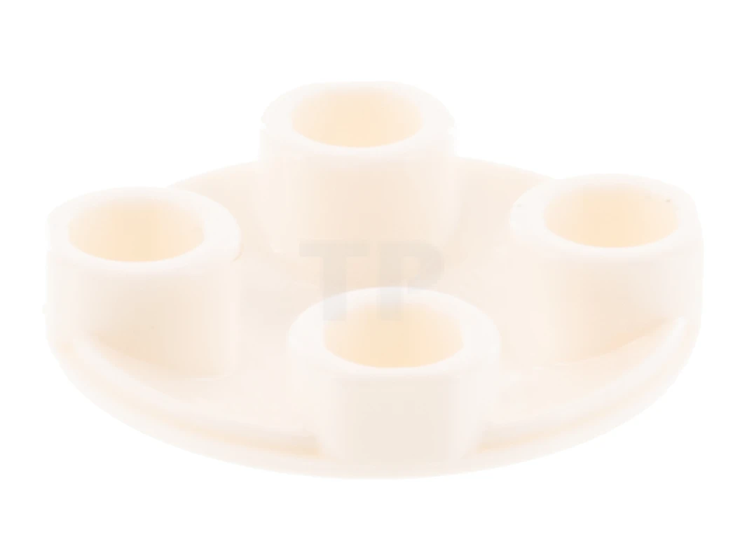 LEGO&reg; 6587063 - 2654pb017 - Plate 2 x 2 Round with Convex Bottom and Eye Pattern