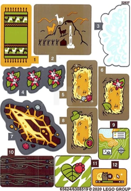 LEGO&reg; 6308519 - Pegatina para Set 41432