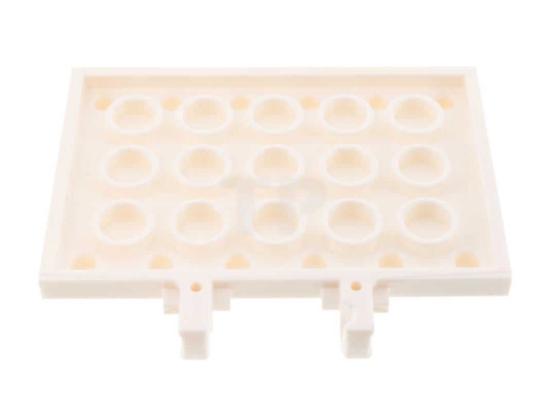 LEGO&reg; 6317532 - 65133 - Plate, Modified 4 x 6 with 2 Locking Hinge Fingers on Side, Studs on Edges