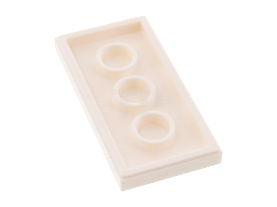 LEGO&reg; 6332014 - 87079pb0913 - Tile 2 x 4 with Pie, Croissant and Pretzel Menu Pattern