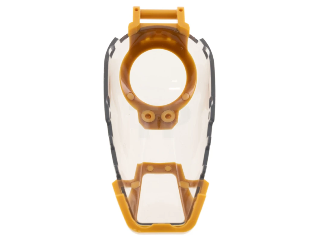 LEGO&reg; 6322113 - 69564pb01 - Windscreen 7 x 4 x 2 Canopy with Pearl Gold Armor and Handle Pattern