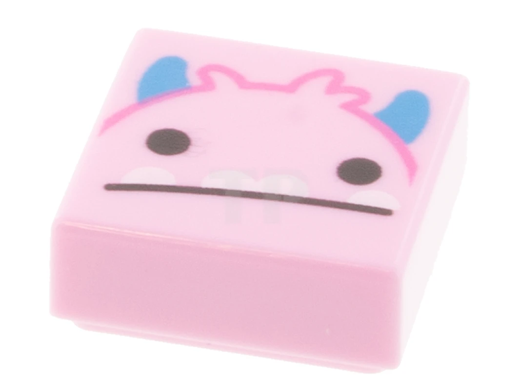 LEGO&reg; 6345184 - 3070pb208 - Tegel 1 x 1 met Monster Face Patroon