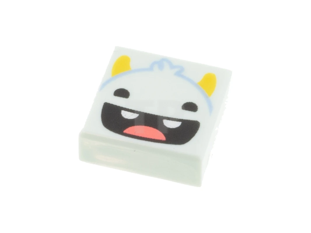 LEGO&reg; 6345186 - 3070pb207 - Tegel 1 x 1 met Monster Face Patroon