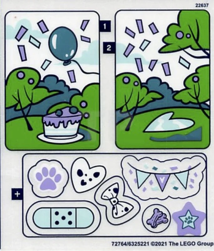 LEGO&reg; 6325221 - Sticker for Set 41663