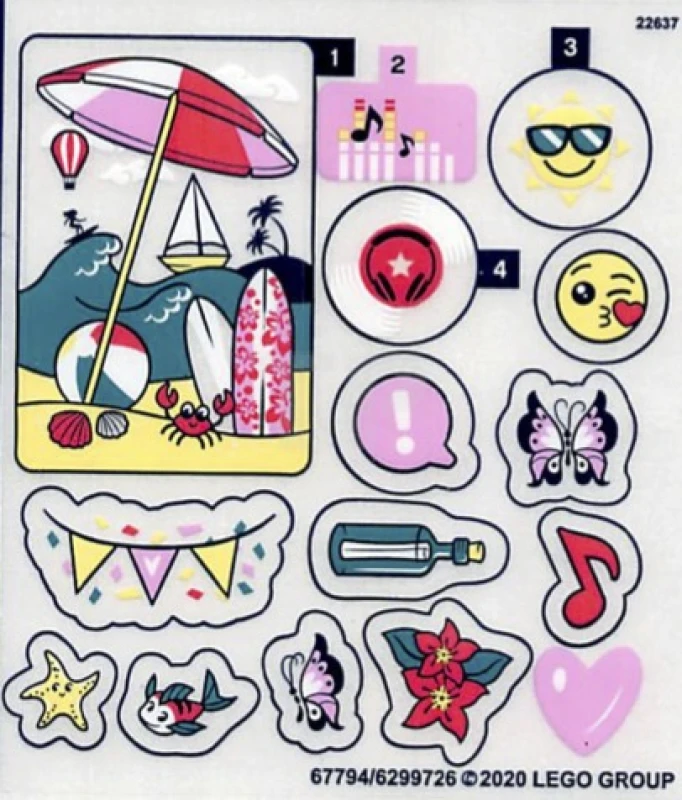 LEGO&reg; 6299726 - Sticker for Set 41411