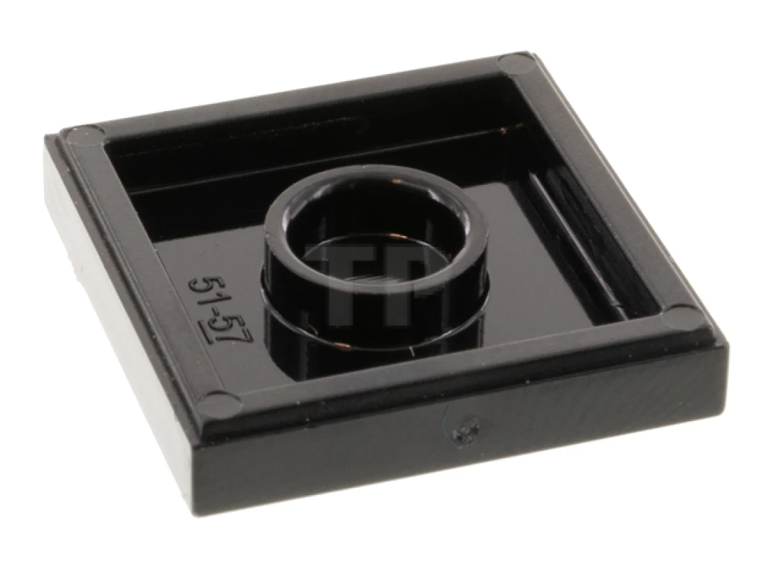 LEGO&reg; 6310510 - 3068pb1391 - Baldosa 2 x 2 con ranura con dibujo de rayas blancas en las esquinas