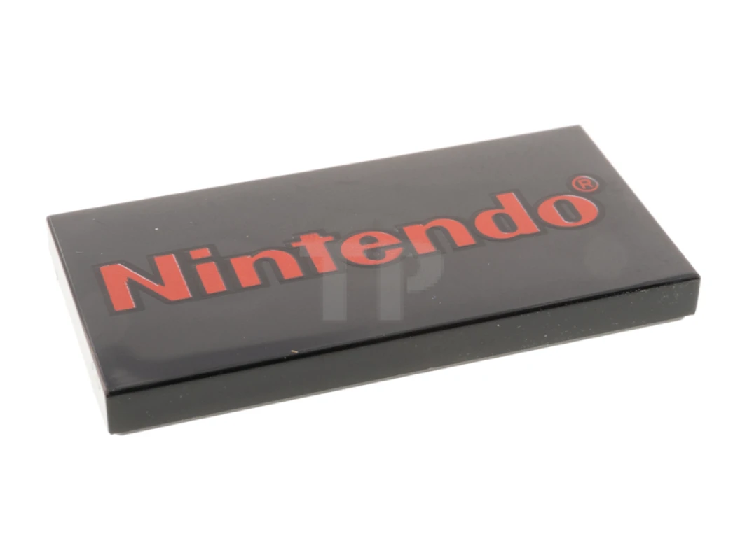 LEGO&reg; 6319334 - 87079pb0751 - Baldosa 2 x 4 con dibujo 'Nintendo