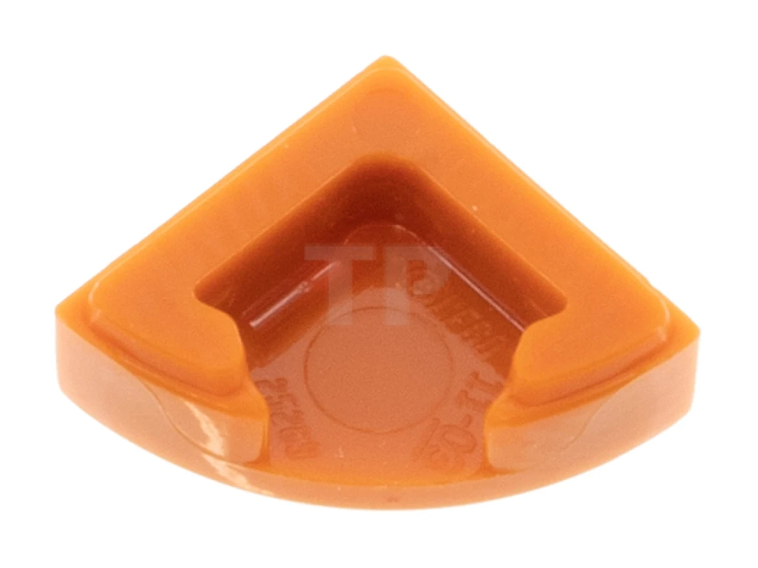 LEGO&reg; 6310512 - 25269pb014 - Tile 1 x 1 Round Quarter with Pixelated Face Pattern (Goomba)