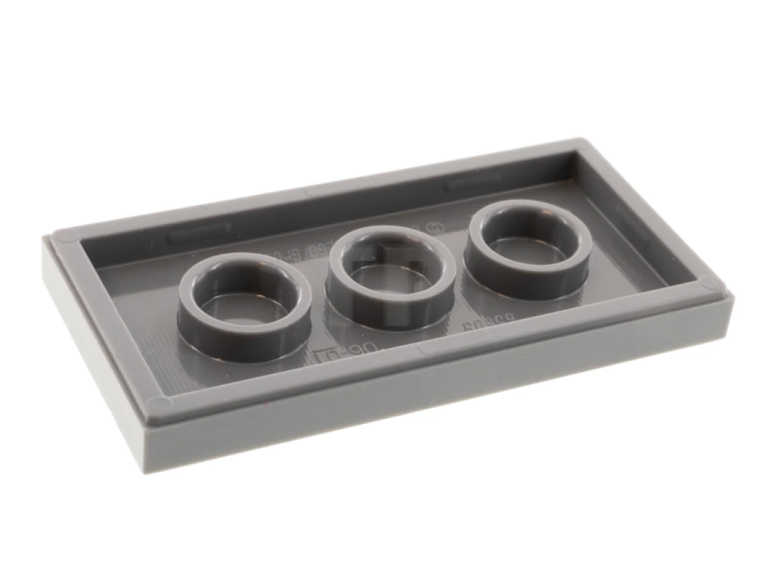 LEGO&reg; 6307616 - 65509 - Piastra, modificata 2 x 4 con 2 borchie (doppio ponticello)