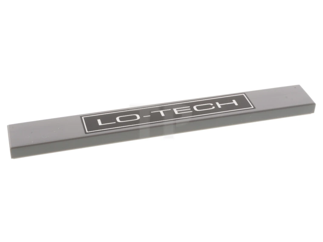 LEGO&reg; 6319300 - 4162pb225 - Tile 1 x 8 with 'LO-TECH' Pattern