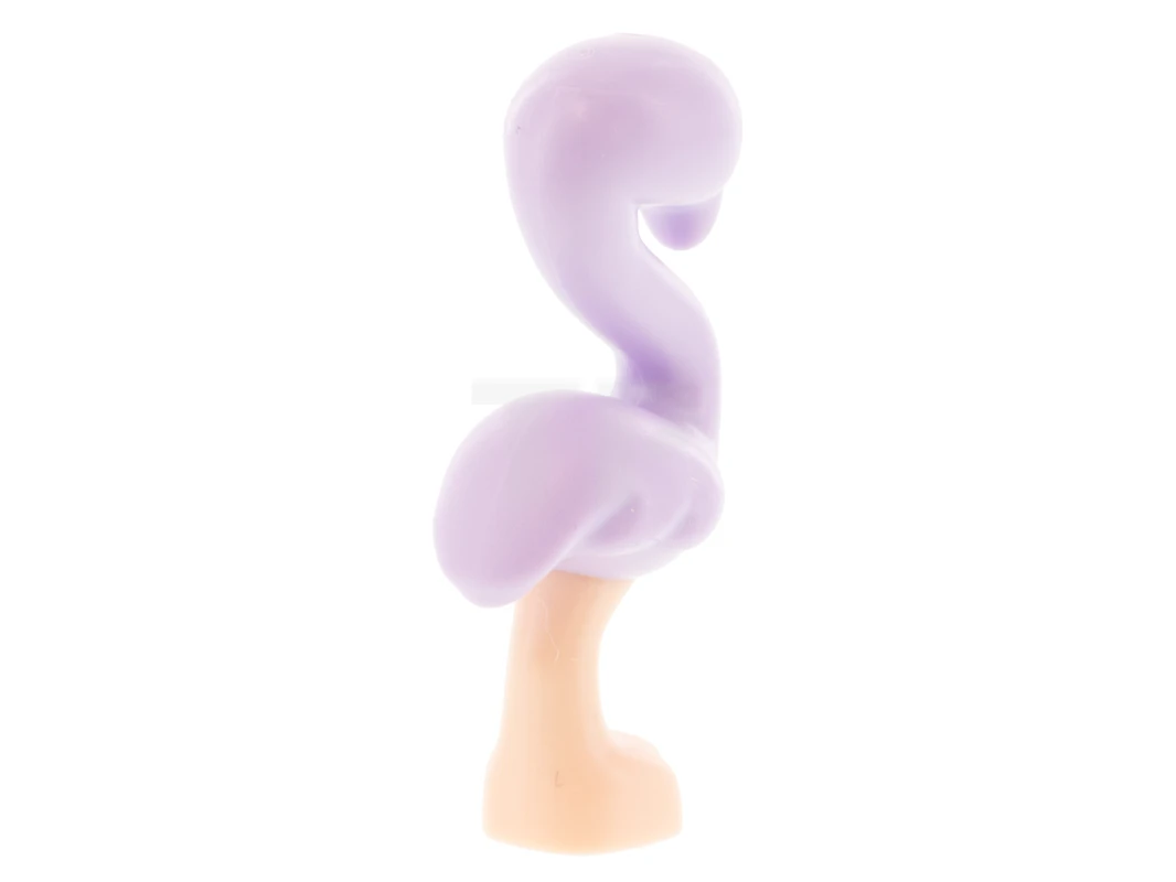 LEGO&reg; 6300315 - 67430pb02 - Pájaro, Flamingo Friends con cuerpo lavanda, ojos negros y pico dorado