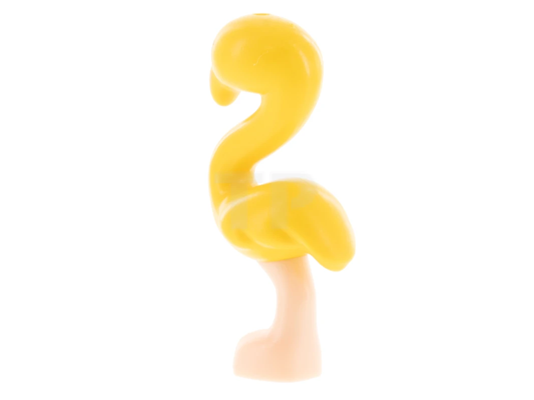 LEGO&reg; 6300315 - 67430pb02 - Pájaro, Flamingo Friends con cuerpo amarillo, ojos negros y pico dorado