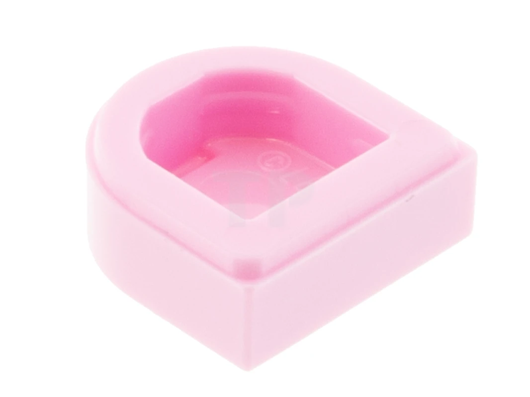 LEGO&reg; 6308524 - 24246pb011 - Carreau 1 x 1 demi-cercle avec motif de saupoudrage.