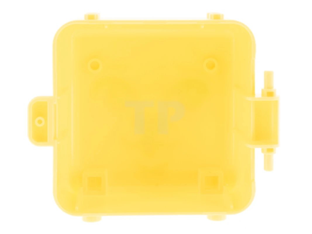 LEGO&reg; 6324830 - 64462pb01 - Container, Box 3 x 8 x 6 2/3 Half Front with Dark Blue, White, Dark Pink, and Bright Light Orange Pug Face with Tongue Pattern