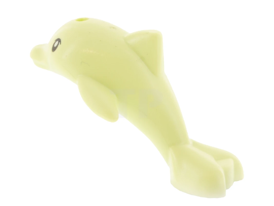 LEGO&reg; 6299644 - 49579pb02 - Dolphin Baby, Friends, Jumping with Black Eyes and Gold Spots Pattern