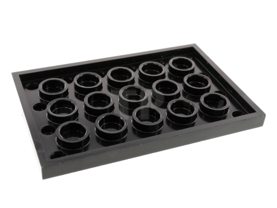 LEGO&reg; 6336884 - 6180pb144 - Tile 4 x 6 with Studs on Edges with 'VENOM' Pattern