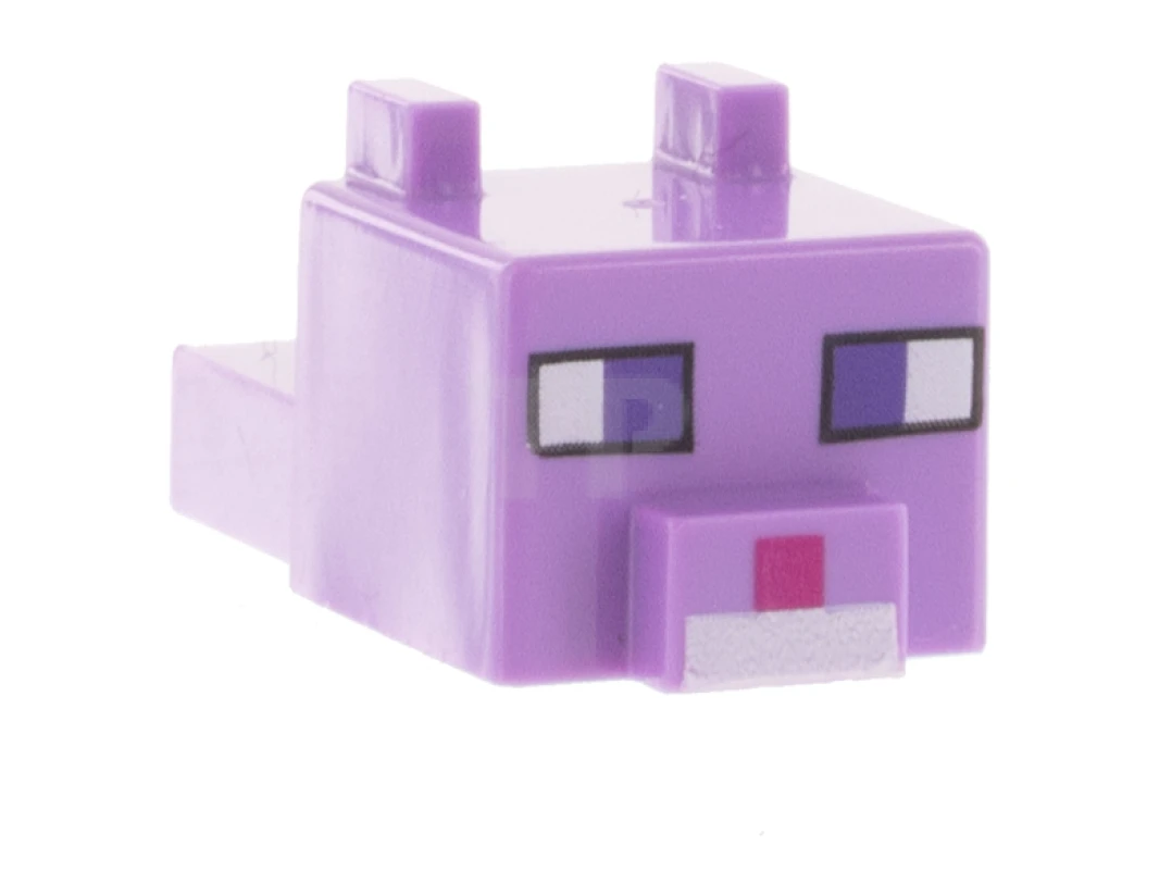 LEGO&reg; 6335415 - 24008pb05 - Minecraft Head, Blocky with Ears and Nose (Cat)