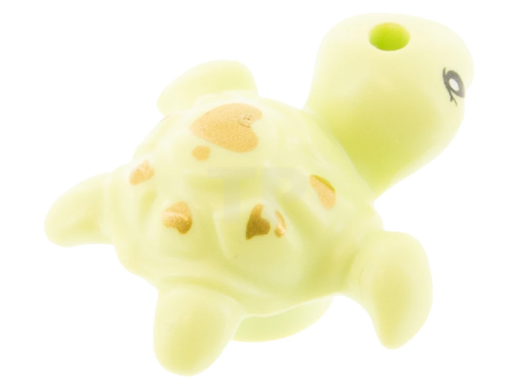 LEGO&reg; 6299624 - 49576pb02 - Tartaruga Baby, Friends con occhi neri e macchie dorate